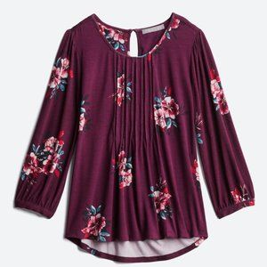 DANIEL RAINN Branwen Pleated Knit Top